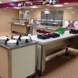 Servery before renovation.