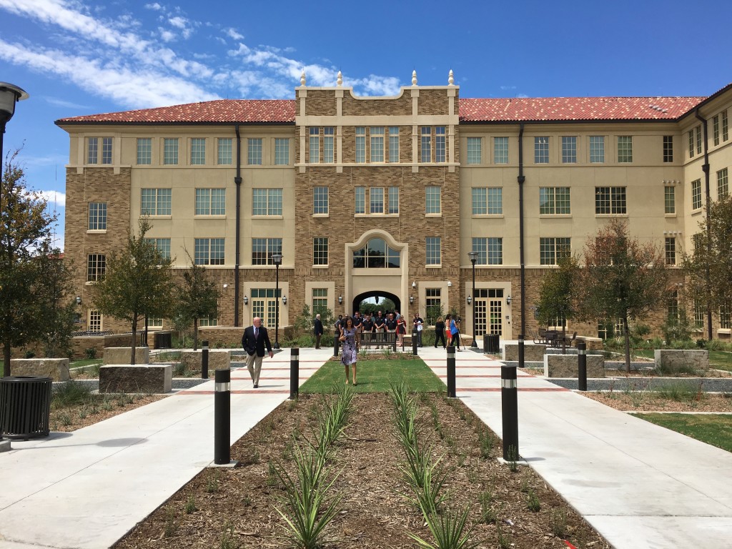 Honors Residence Hall, Texas Tech University East Elevation 