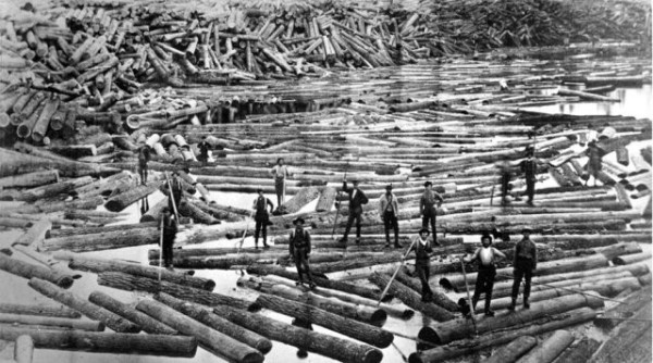 lake in maine wood