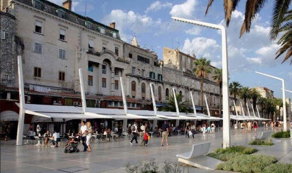 The redesigned waterfront of Split, Croatia, known as Riva. The project serves as an inspiration to young architects and the public of what good design can do to make their lives more enjoyable.